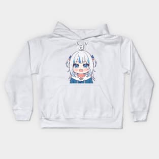 Gawr Gura Chibi Kids Hoodie